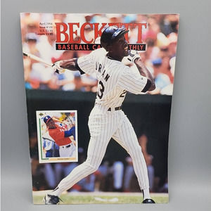 Michael Jordan Beckett Baseball Monthly Price Guide April 1994 Chicago BULLS MJ